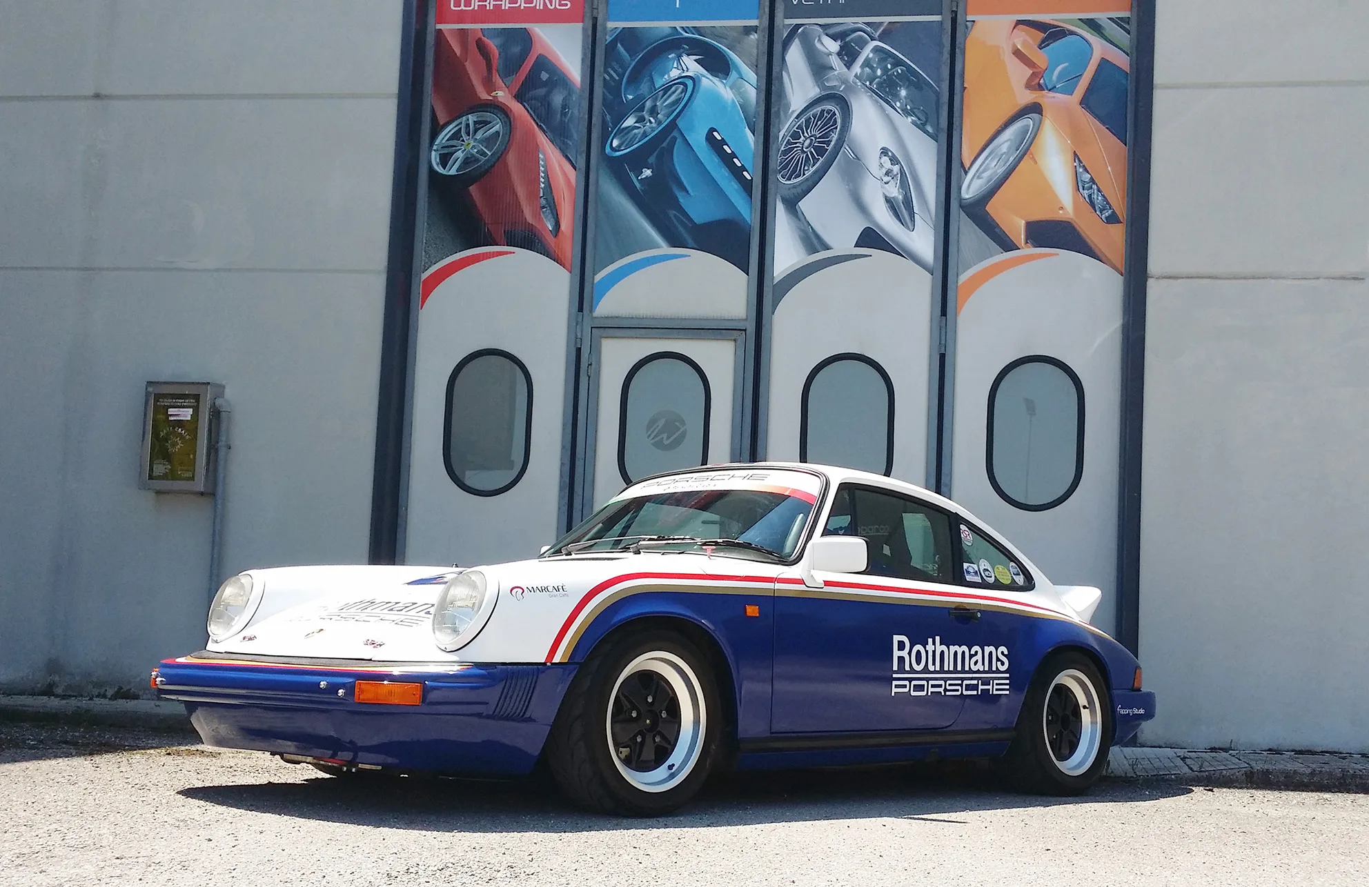 Porsche 911 SC - Car Wrapping riproduzione Rothmans
