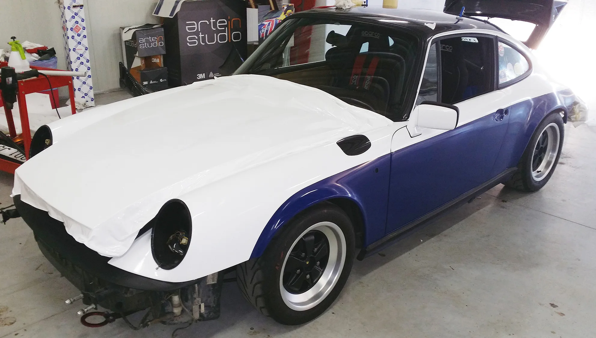 Porsche 911 SC - Car Wrapping riproduzione Rothmans