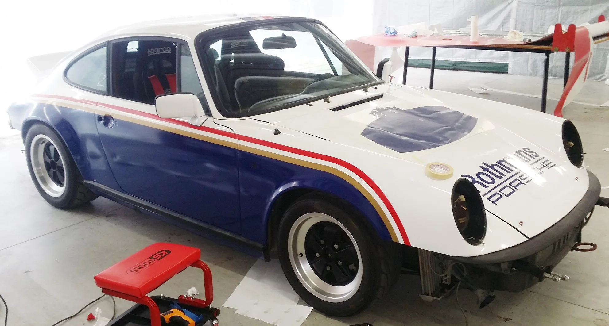 Porsche 911 SC - Car Wrapping riproduzione Rothmans