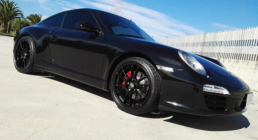 Porsche 997 Carrera 4S - Pellicola Auto 3M "Nero Lucido"