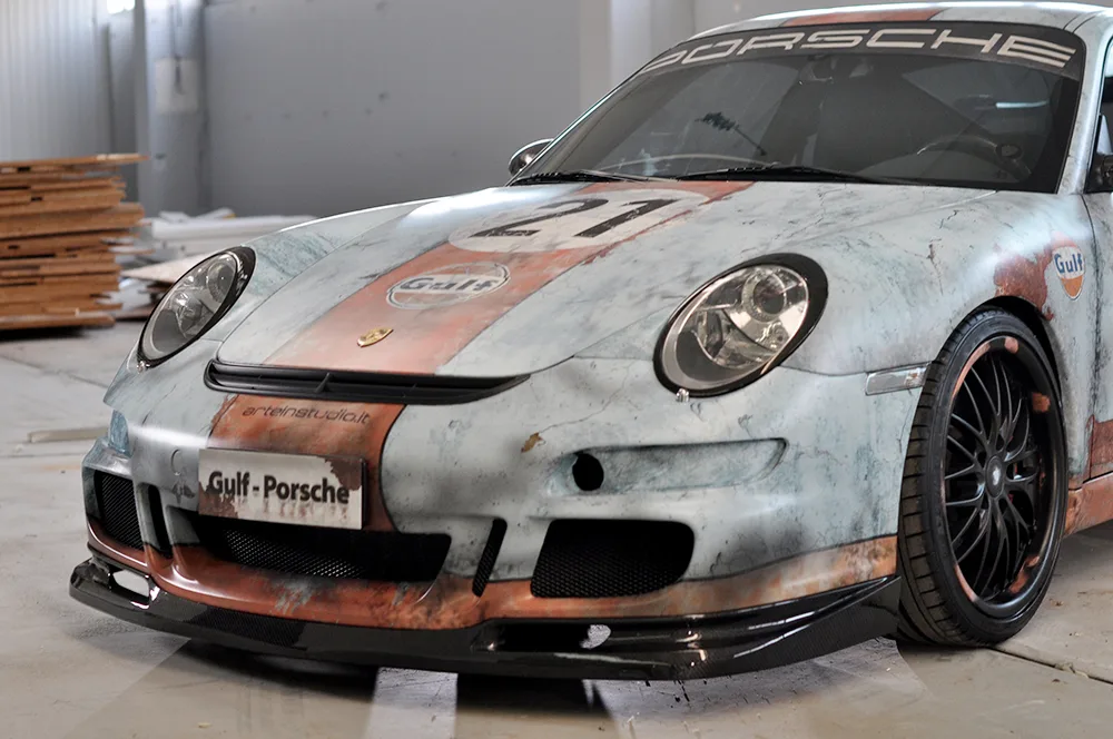Porsche 997 - Livrea Gulf Effetto Invecchiato