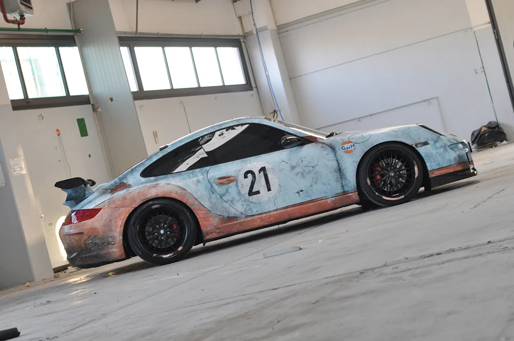 Porsche 997 - Livrea Gulf Effetto Invecchiato