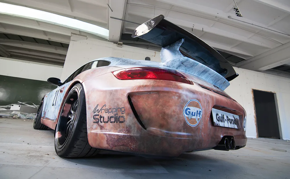 Porsche 997 - Livrea Gulf Effetto Invecchiato