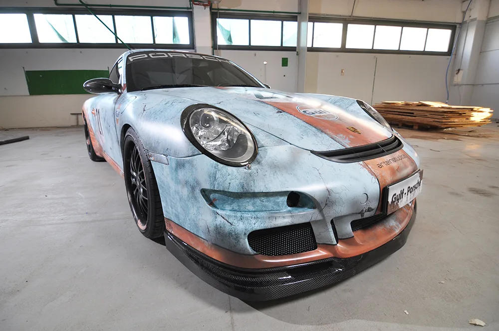 Porsche 997 - Livrea Gulf Effetto Invecchiato