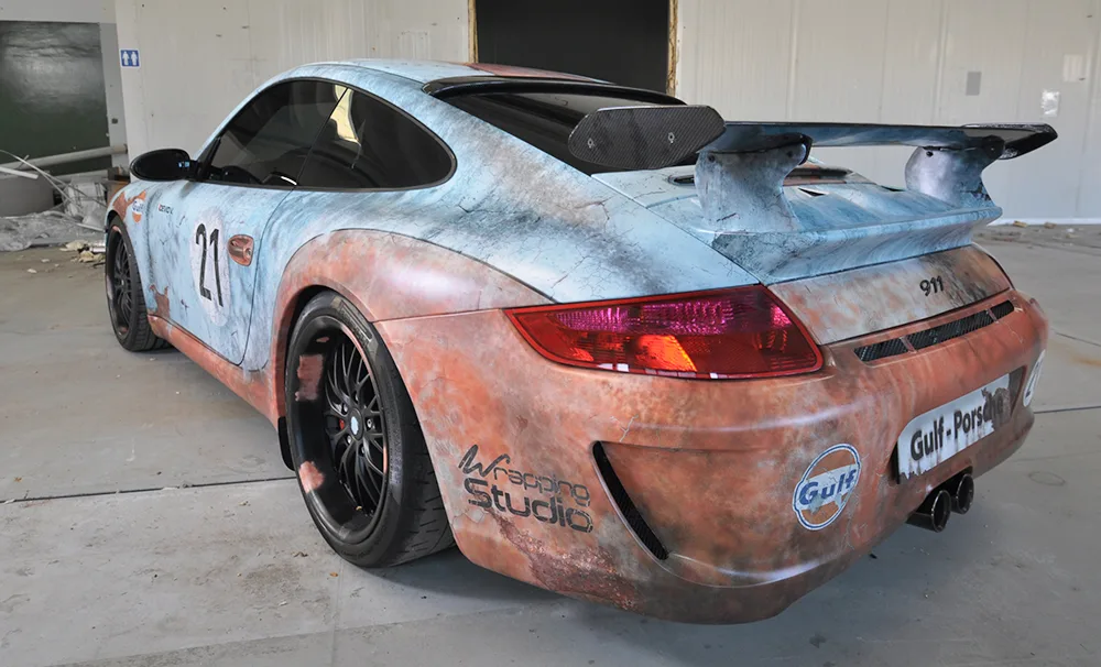 Porsche 997 - Livrea Gulf Effetto Invecchiato
