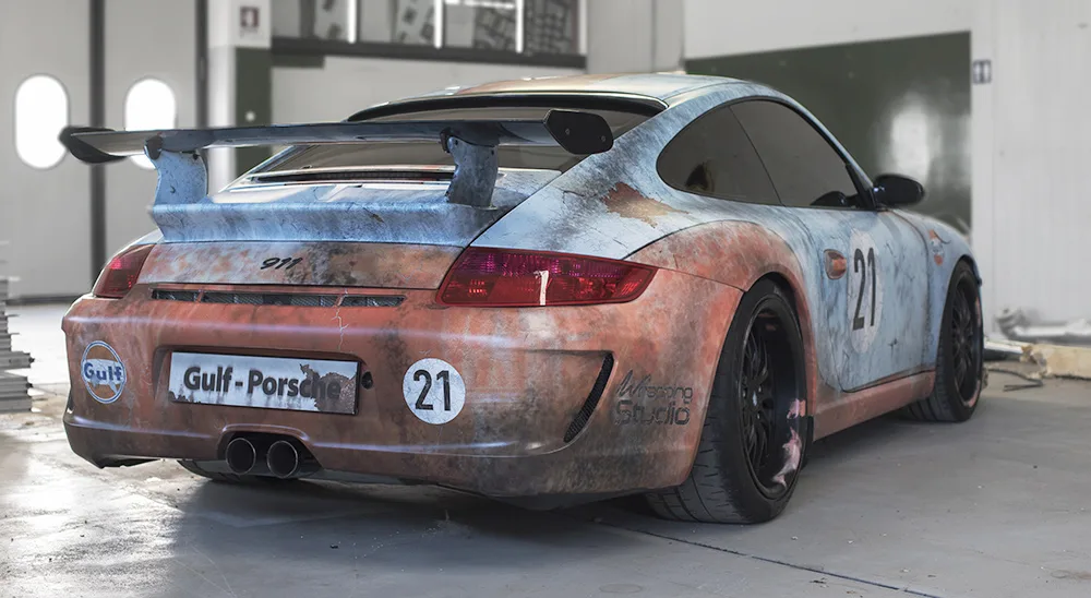 Porsche 997 - Livrea Gulf Effetto Invecchiato
