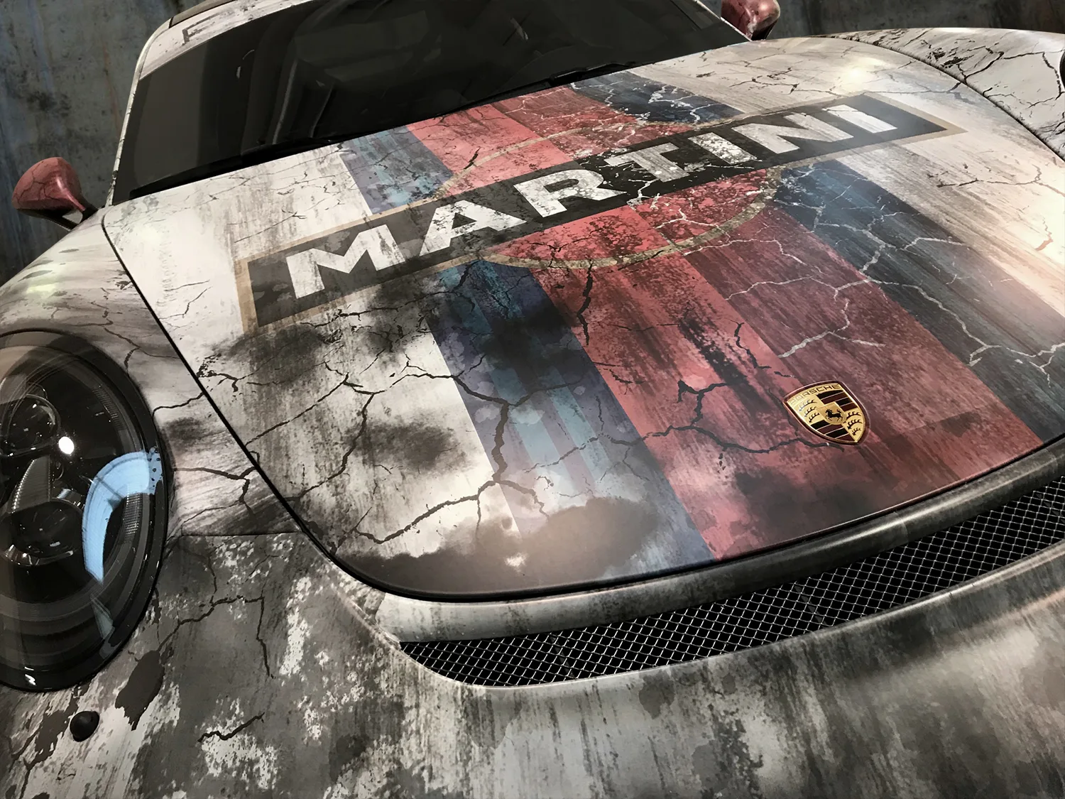 Porsche GT3 - Livrea Martini Racing Effetto Invecchiato
