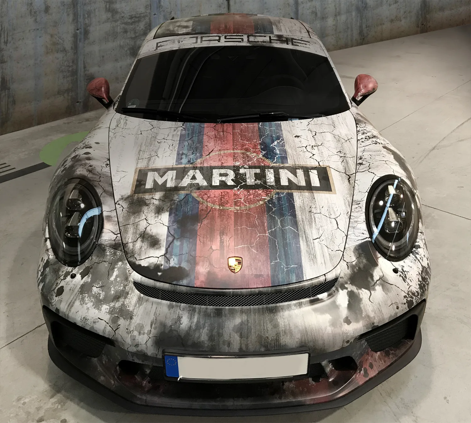 Porsche GT3 - Livrea Martini Racing Effetto Invecchiato