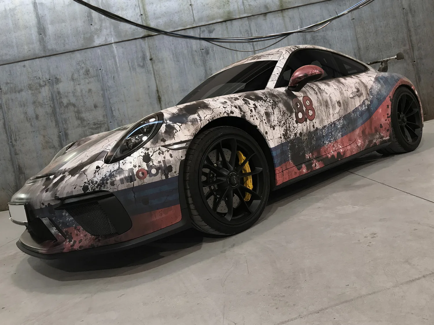 Porsche GT3 - Livrea Martini Racing Effetto Invecchiato