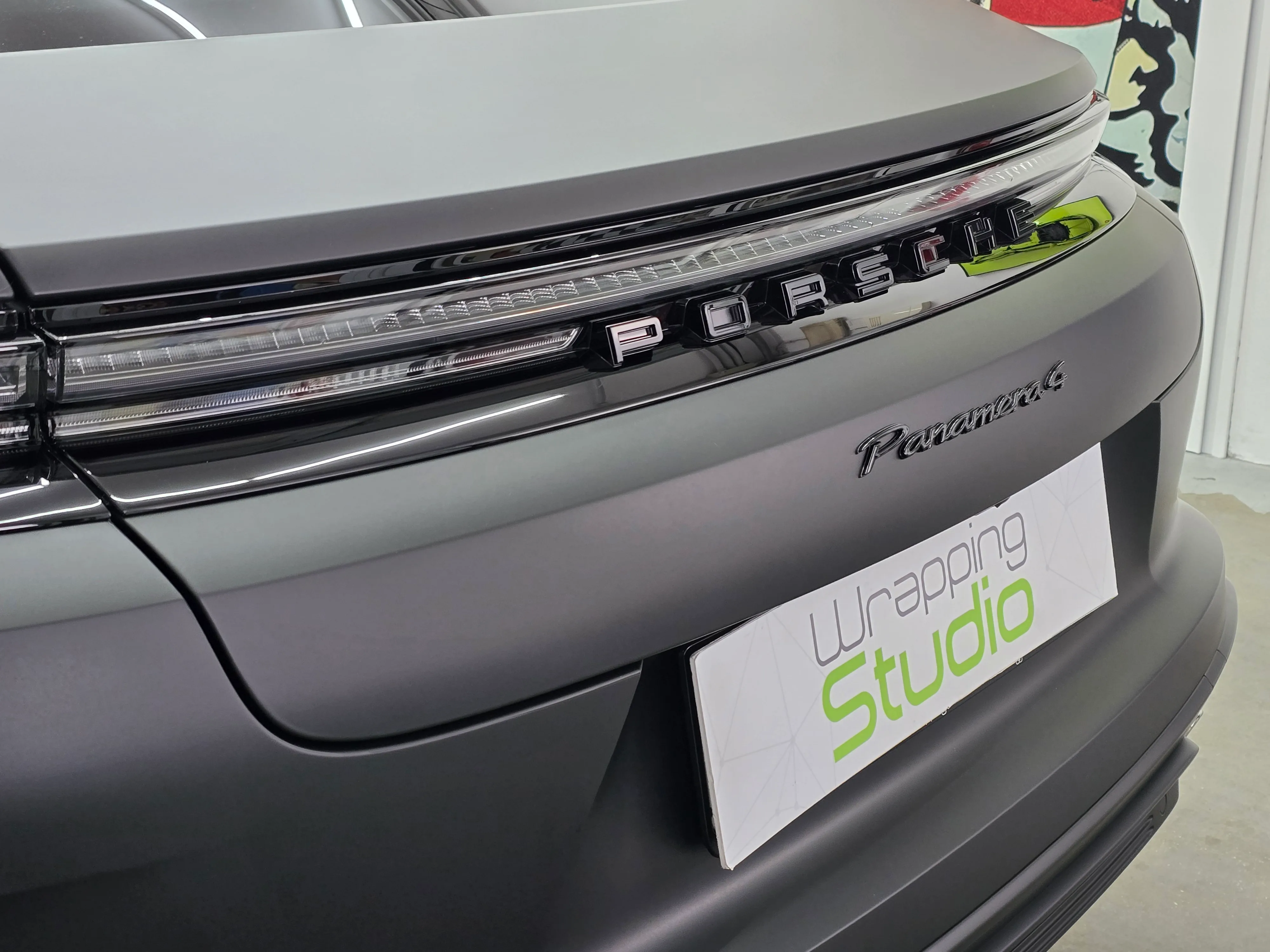 Porsche Panamera 4s | Wrapping Matte Deep Black