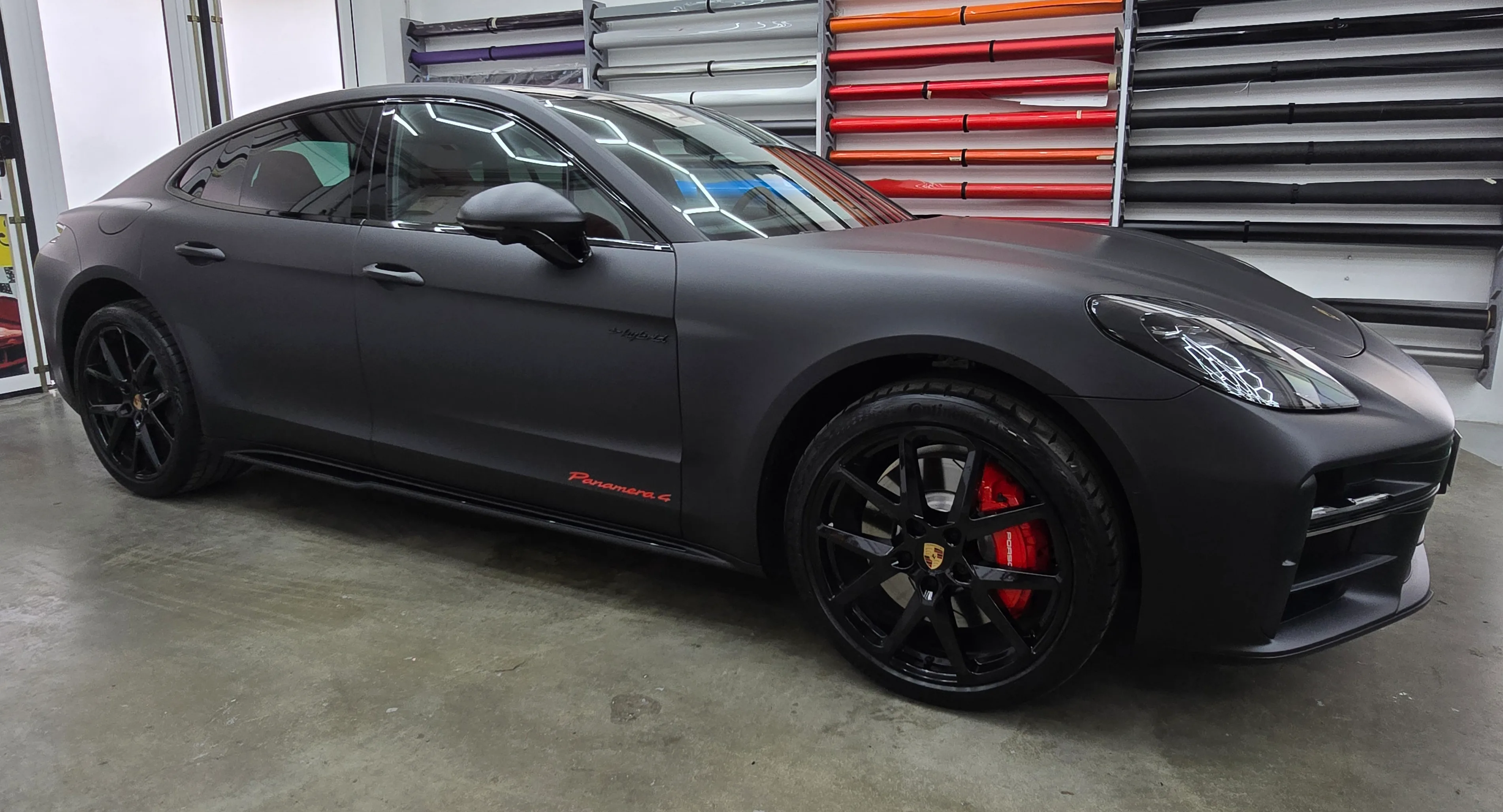 Porsche Panamera 4s | Wrapping Matte Deep Black
