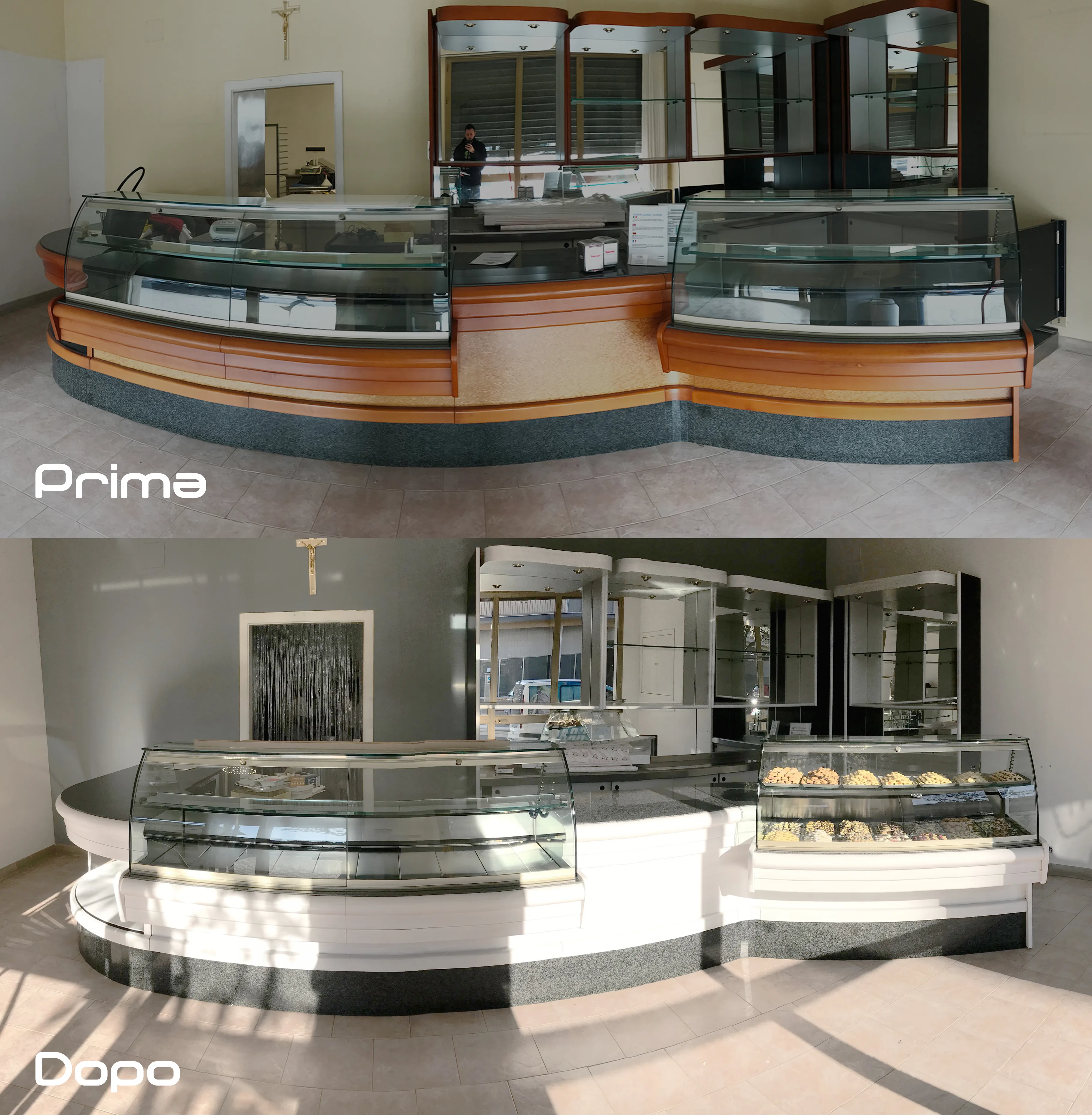 Restyling Pasticceria Virginia - Pellicola Adesiva 3M DI-NOC