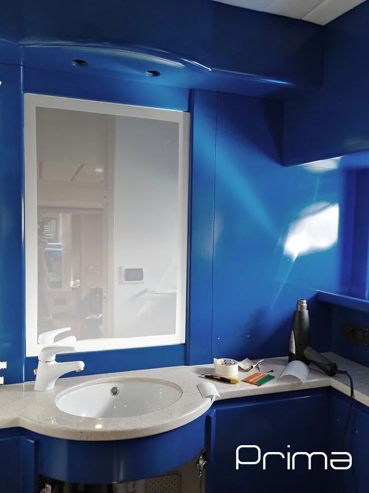 Riqualificazione Bagno Imbarcazione - Pellicola Adesiva 3M DI-NOC