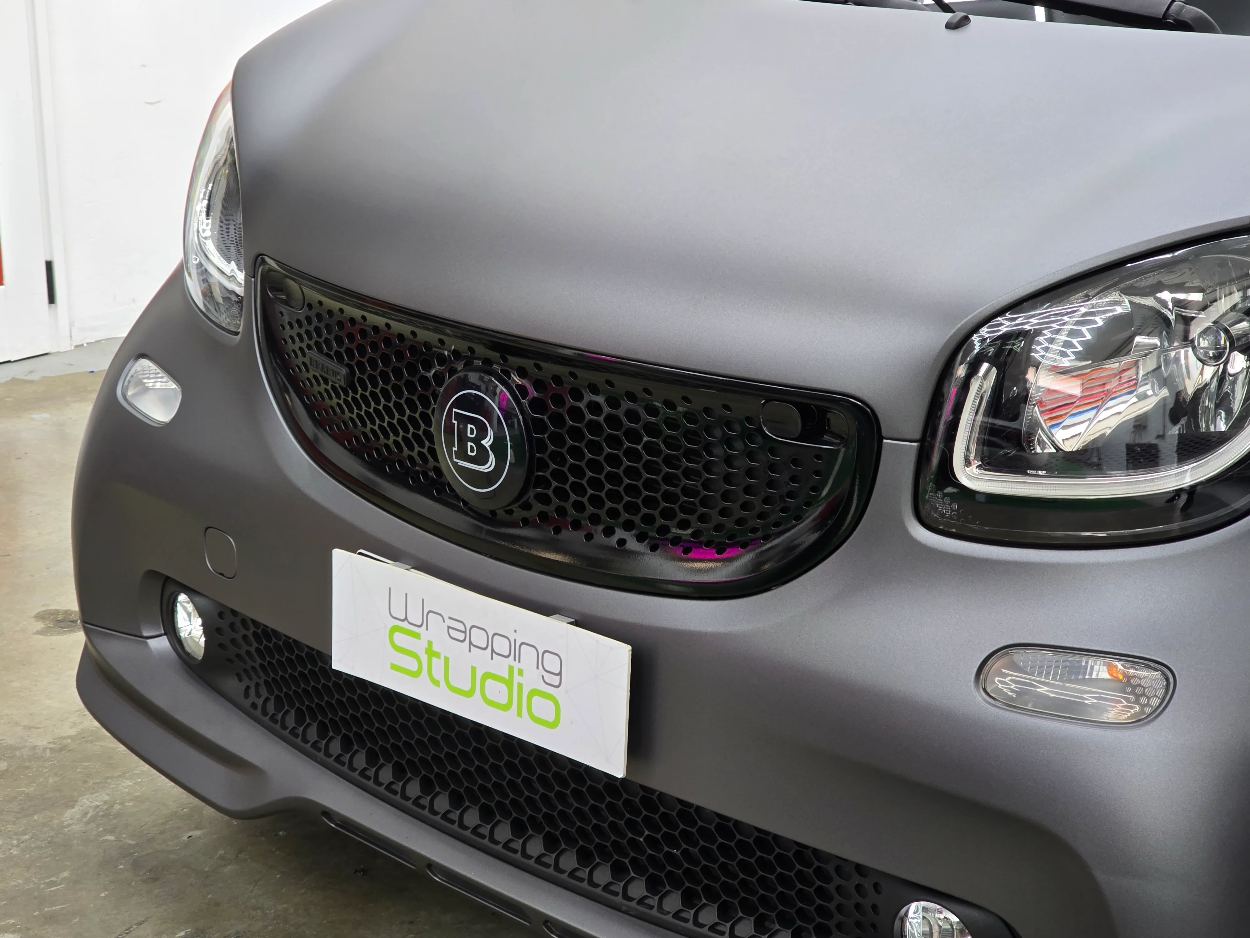 Smart Brabus 451 - Car Wrapping Matte Dark Grey