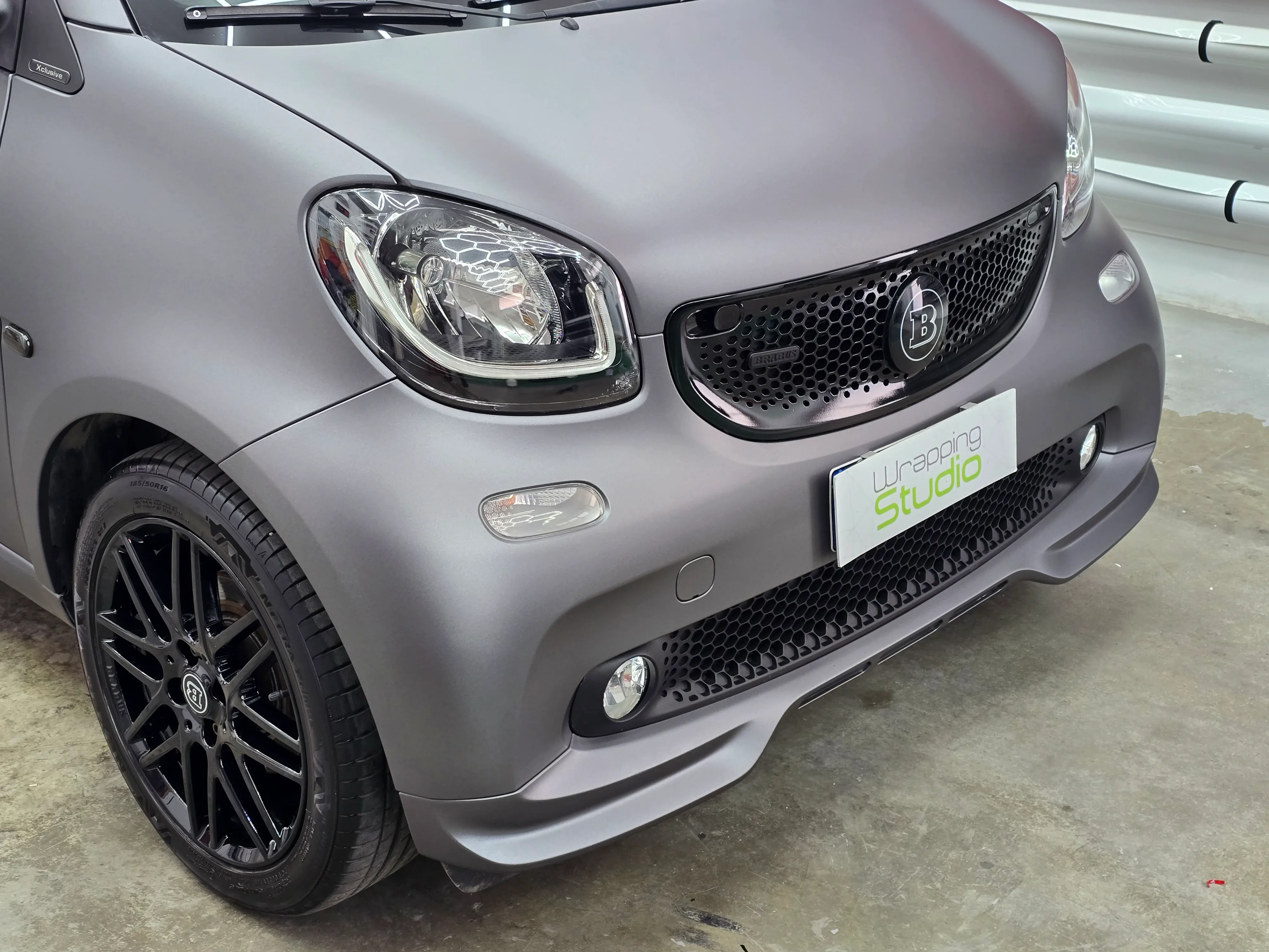 Smart Brabus 451 - Car Wrapping Matte Dark Grey
