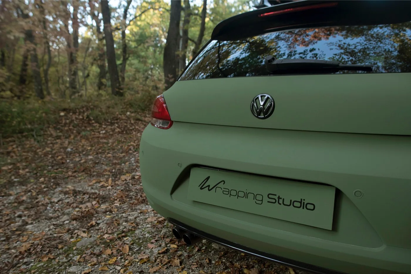 Volkswagen Scirocco | Wrapping Military Green